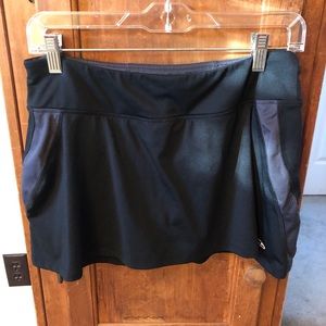 Black tennis skirt